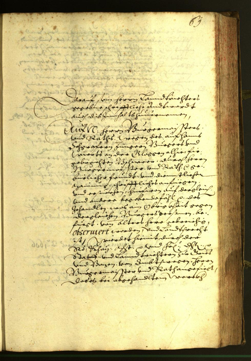 Stadtarchiv Bozen - BOhisto Ratsprotokoll 1606 