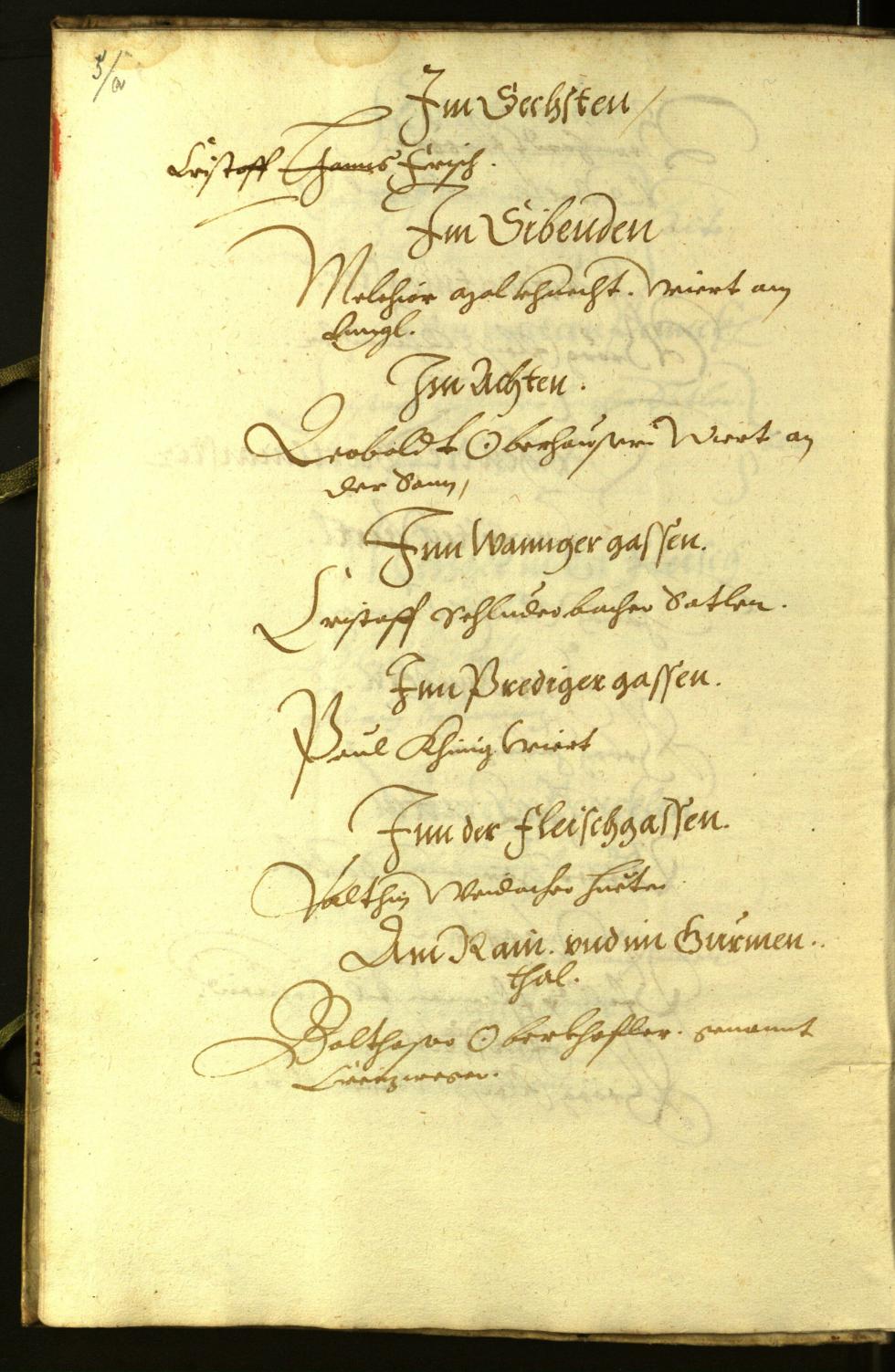 Stadtarchiv Bozen - BOhisto Ratsprotokoll 1606 