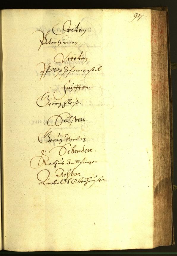 Civic Archives of Bozen-Bolzano - BOhisto Minutes of the council 1607 