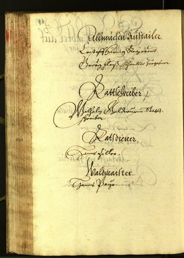 Civic Archives of Bozen-Bolzano - BOhisto Minutes of the council 1607 