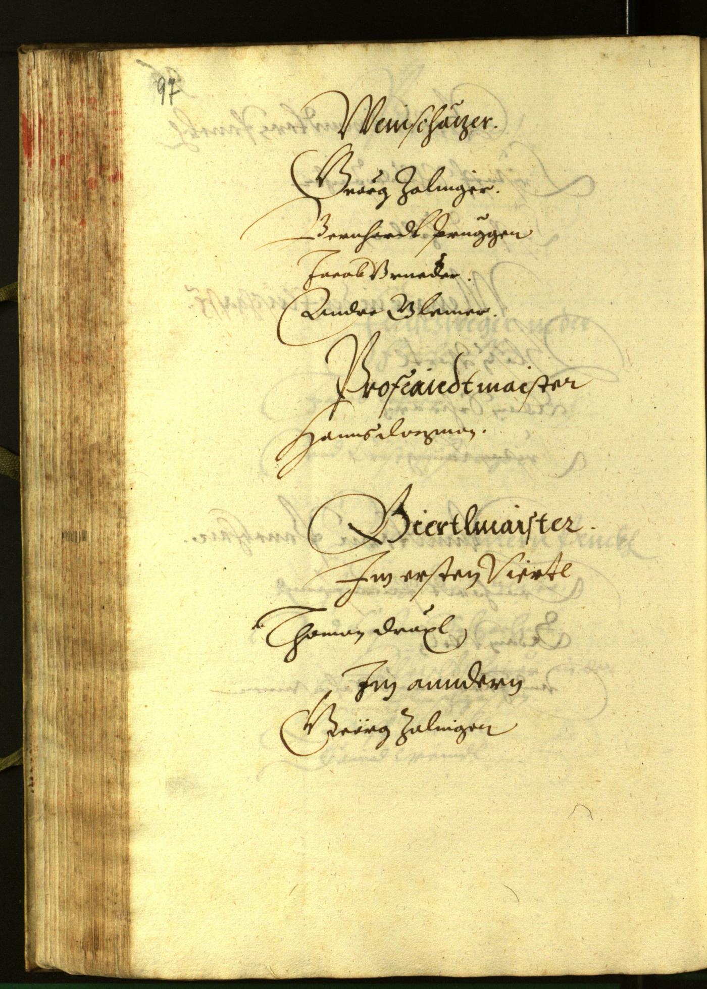 Civic Archives of Bozen-Bolzano - BOhisto Minutes of the council 1607 