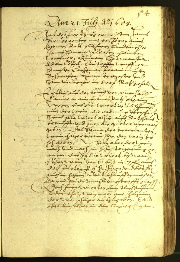 Civic Archives of Bozen-Bolzano - BOhisto Minutes of the council 1608 