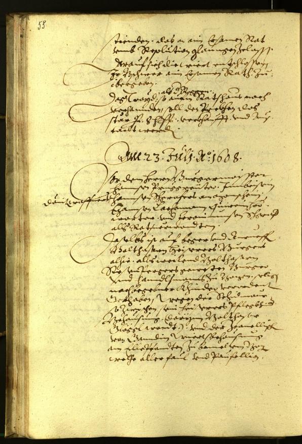 Civic Archives of Bozen-Bolzano - BOhisto Minutes of the council 1608 