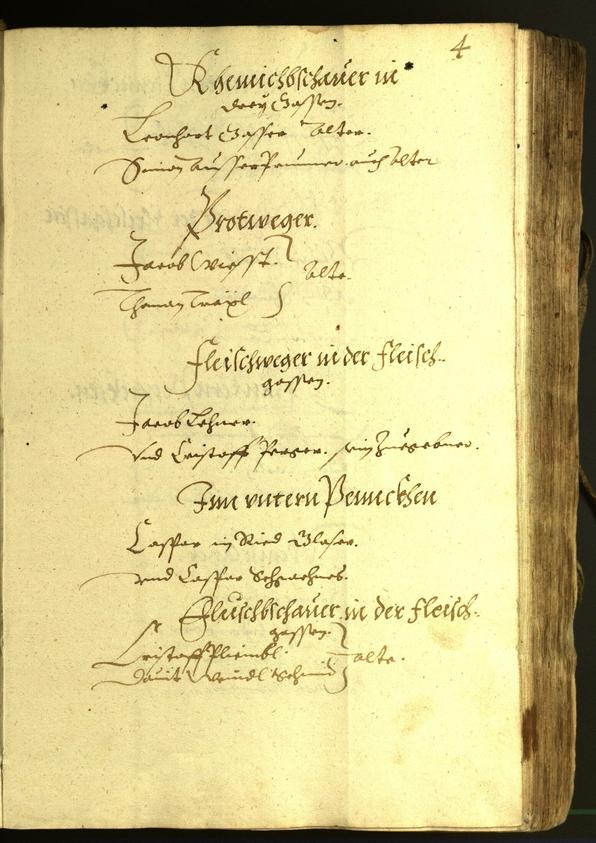 Civic Archives of Bozen-Bolzano - BOhisto Minutes of the council 1608 