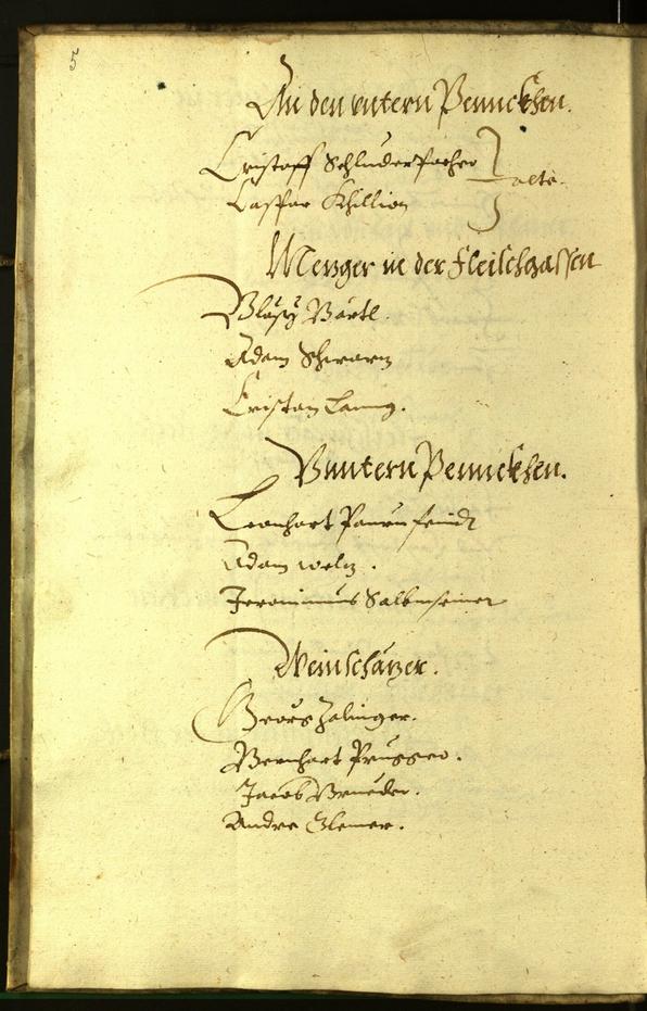 Stadtarchiv Bozen - BOhisto Ratsprotokoll 1608 