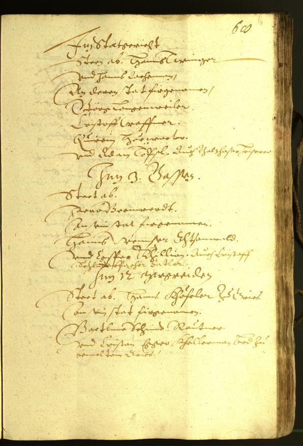 Stadtarchiv Bozen - BOhisto Ratsprotokoll 1608 