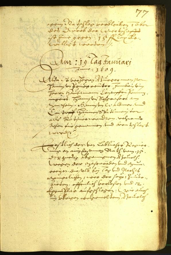 Civic Archives of Bozen-Bolzano - BOhisto Minutes of the council 1608 