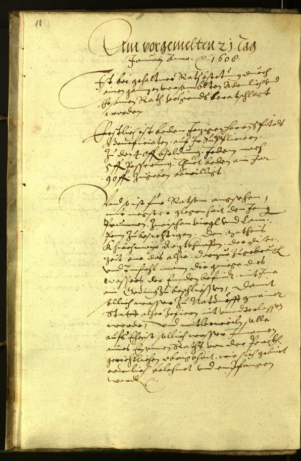 Civic Archives of Bozen-Bolzano - BOhisto Minutes of the council 1608 