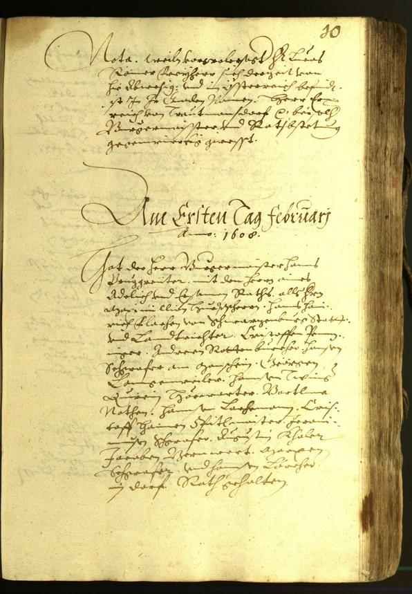 Civic Archives of Bozen-Bolzano - BOhisto Minutes of the council 1608 