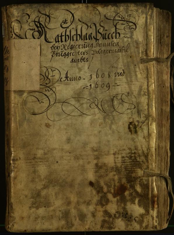 Archivio Storico della Città di Bolzano - BOhisto protocollo consiliare 1608 