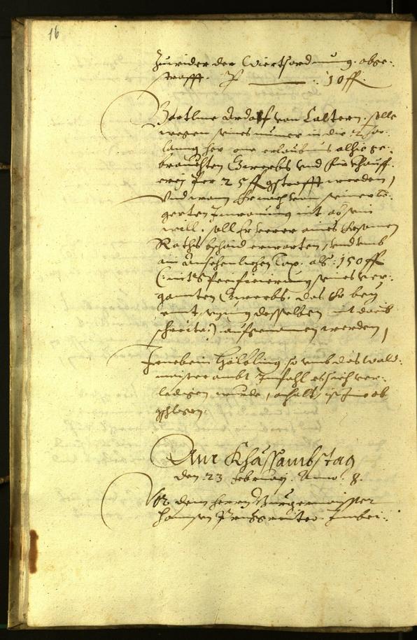 Stadtarchiv Bozen - BOhisto Ratsprotokoll 1608 