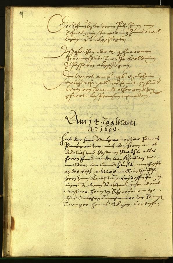 Civic Archives of Bozen-Bolzano - BOhisto Minutes of the council 1608 