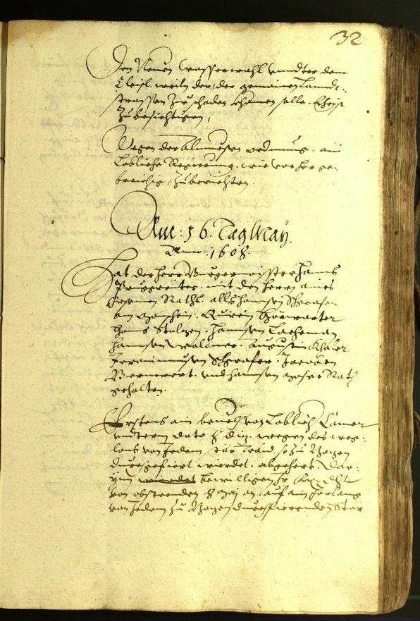 Civic Archives of Bozen-Bolzano - BOhisto Minutes of the council 1608 