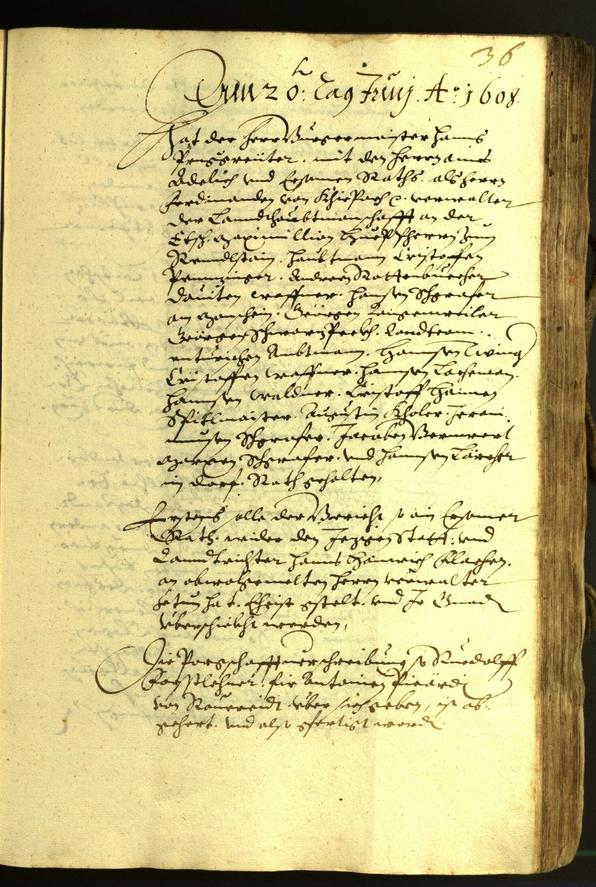 Civic Archives of Bozen-Bolzano - BOhisto Minutes of the council 1608 