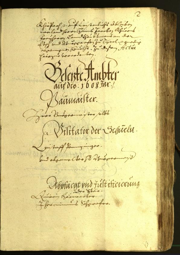 Civic Archives of Bozen-Bolzano - BOhisto Minutes of the council 1608 