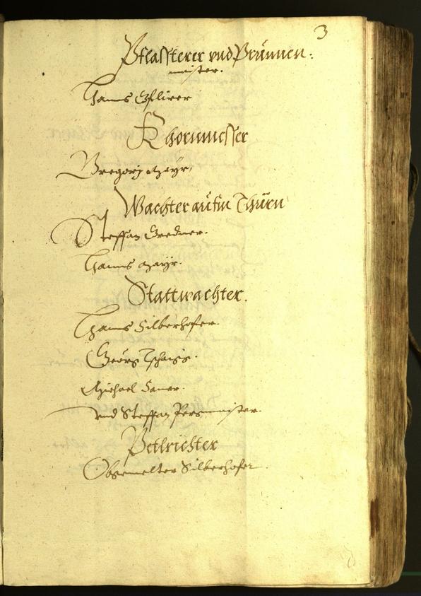 Stadtarchiv Bozen - BOhisto Ratsprotokoll 1608 