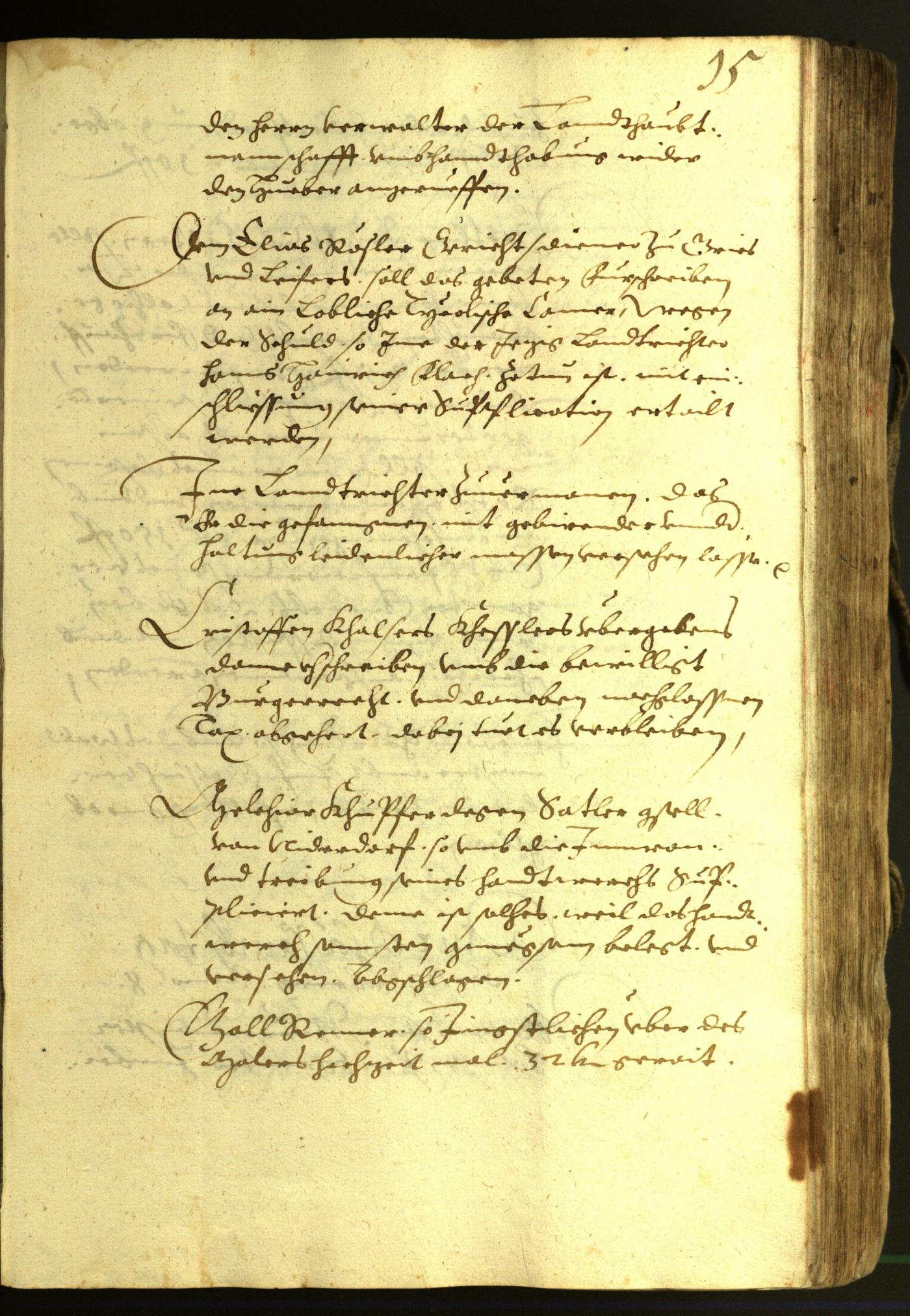 Stadtarchiv Bozen - BOhisto Ratsprotokoll 1608 