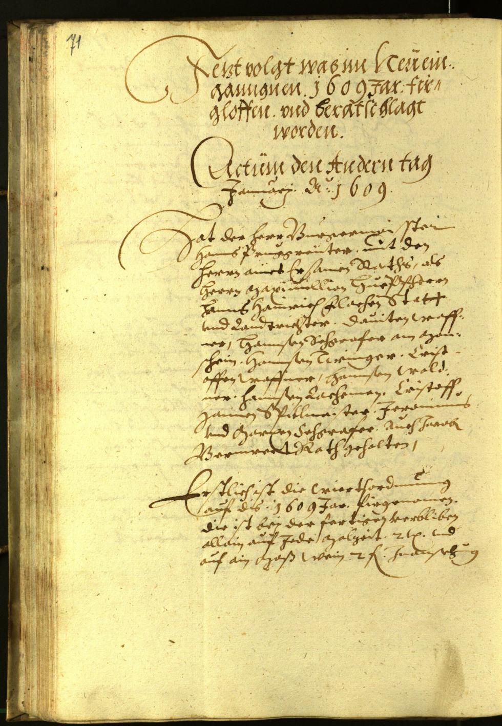 Archivio Storico della Città di Bolzano - BOhisto protocollo consiliare 1608 