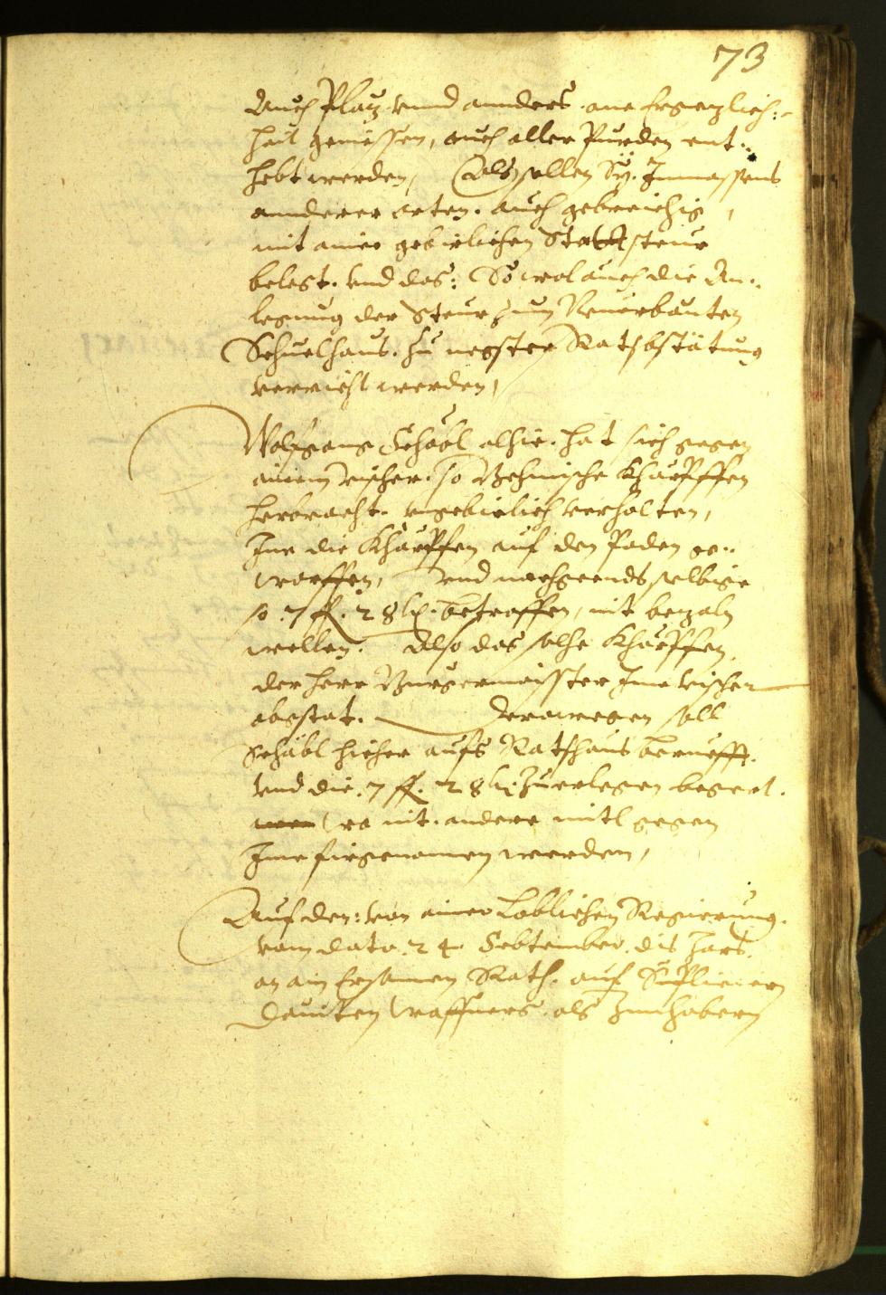 Stadtarchiv Bozen - BOhisto Ratsprotokoll 1608 