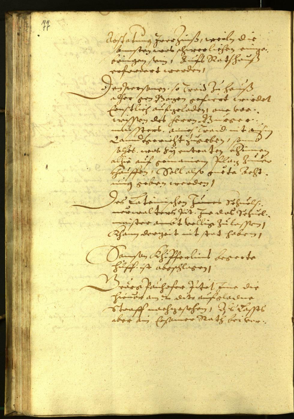 Stadtarchiv Bozen - BOhisto Ratsprotokoll 1608 