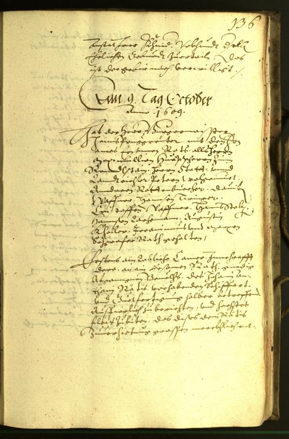 Civic Archives of Bozen-Bolzano - BOhisto Minutes of the council 1609 