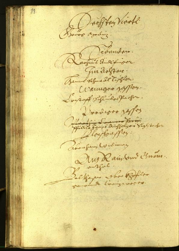 Stadtarchiv Bozen - BOhisto Ratsprotokoll 1609 