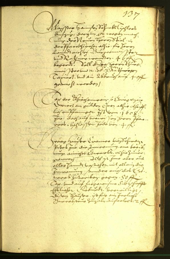 Civic Archives of Bozen-Bolzano - BOhisto Minutes of the council 1609 