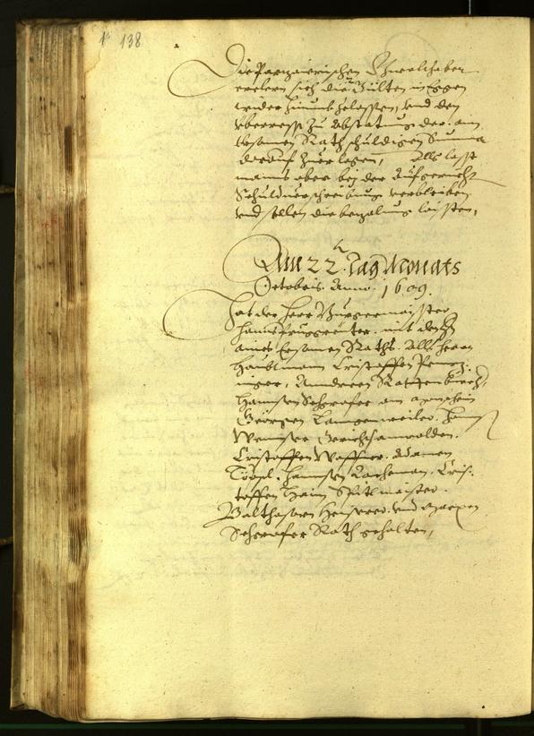 Civic Archives of Bozen-Bolzano - BOhisto Minutes of the council 1609 