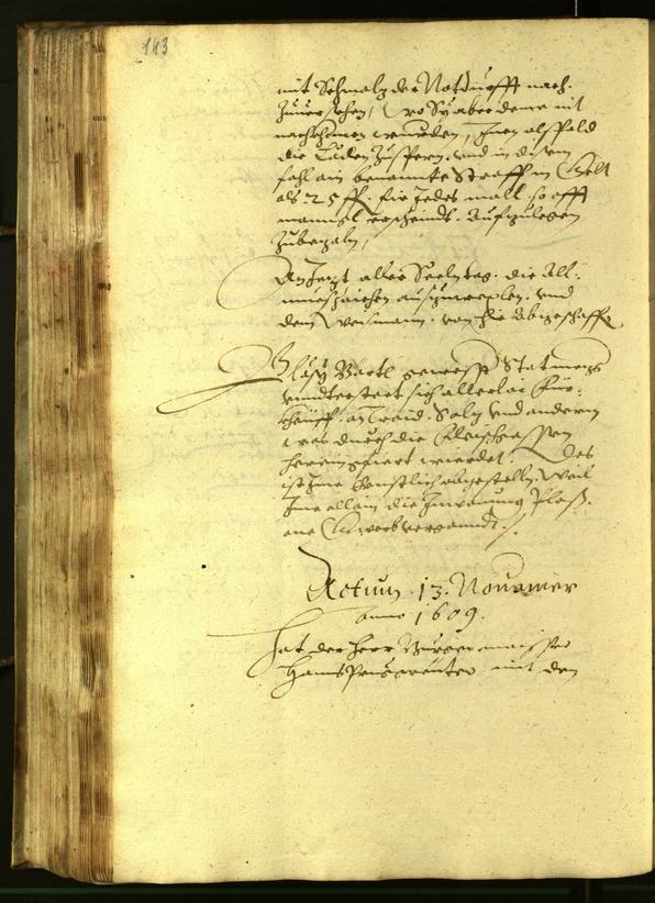 Civic Archives of Bozen-Bolzano - BOhisto Minutes of the council 1609 