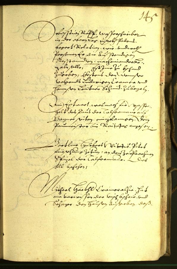 Civic Archives of Bozen-Bolzano - BOhisto Minutes of the council 1609 