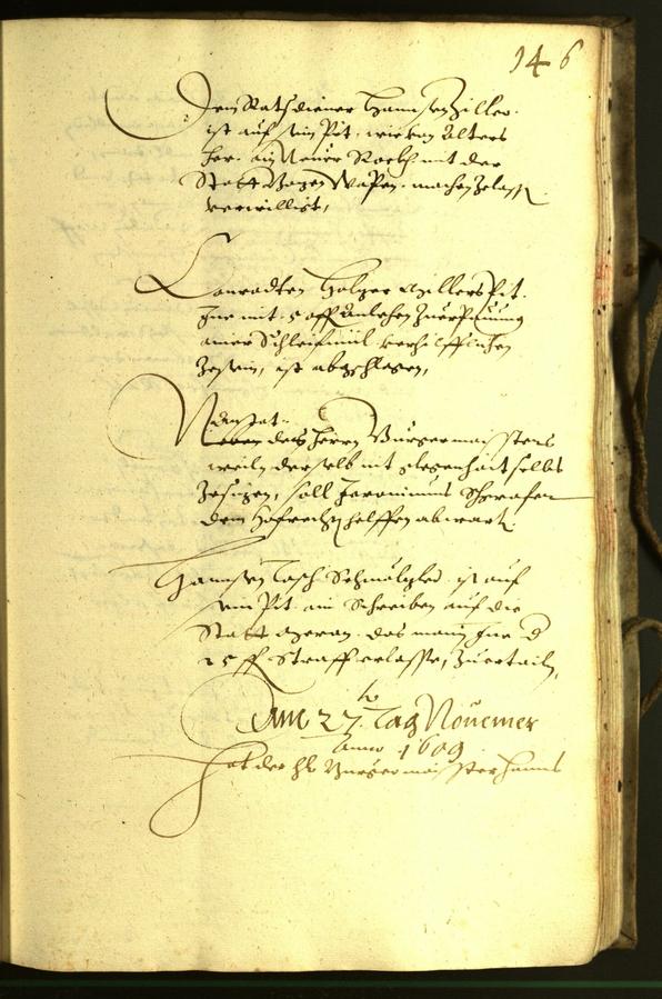 Civic Archives of Bozen-Bolzano - BOhisto Minutes of the council 1609 