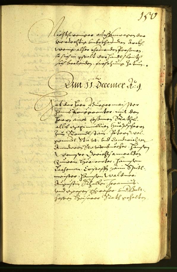 Civic Archives of Bozen-Bolzano - BOhisto Minutes of the council 1609 