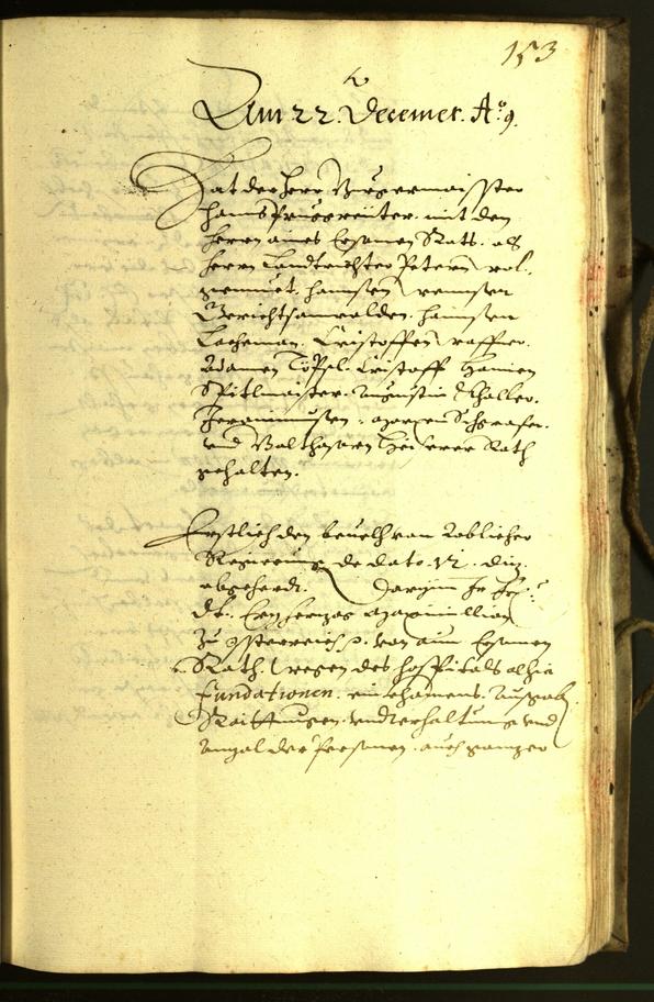 Civic Archives of Bozen-Bolzano - BOhisto Minutes of the council 1609 