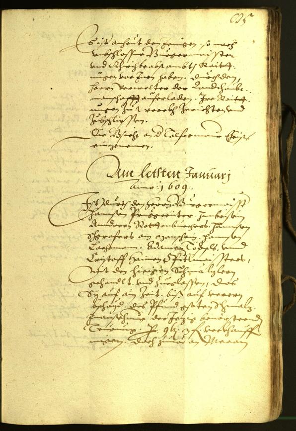 Civic Archives of Bozen-Bolzano - BOhisto Minutes of the council 1609 