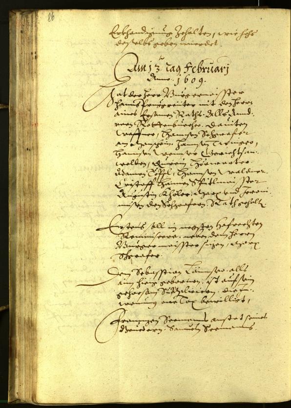 Civic Archives of Bozen-Bolzano - BOhisto Minutes of the council 1609 