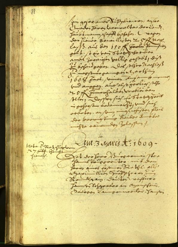 Civic Archives of Bozen-Bolzano - BOhisto Minutes of the council 1609 