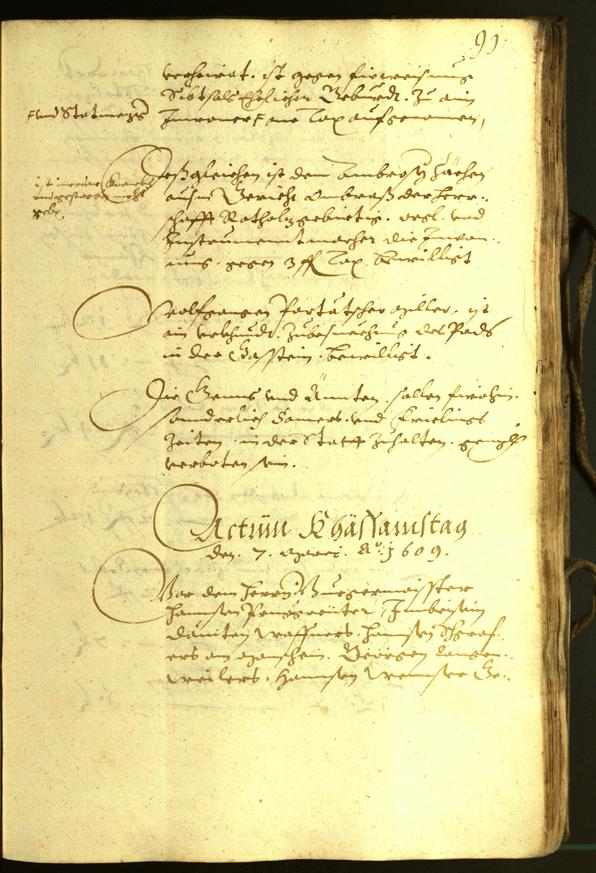 Civic Archives of Bozen-Bolzano - BOhisto Minutes of the council 1609 