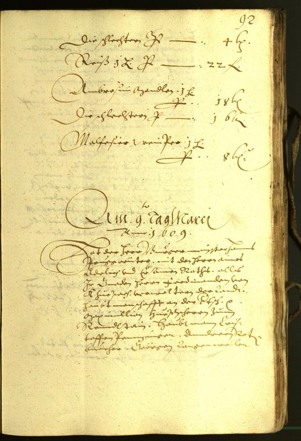 Civic Archives of Bozen-Bolzano - BOhisto Minutes of the council 1609 