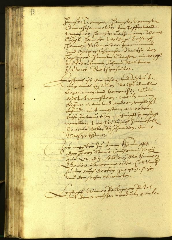 Civic Archives of Bozen-Bolzano - BOhisto Minutes of the council 1609 