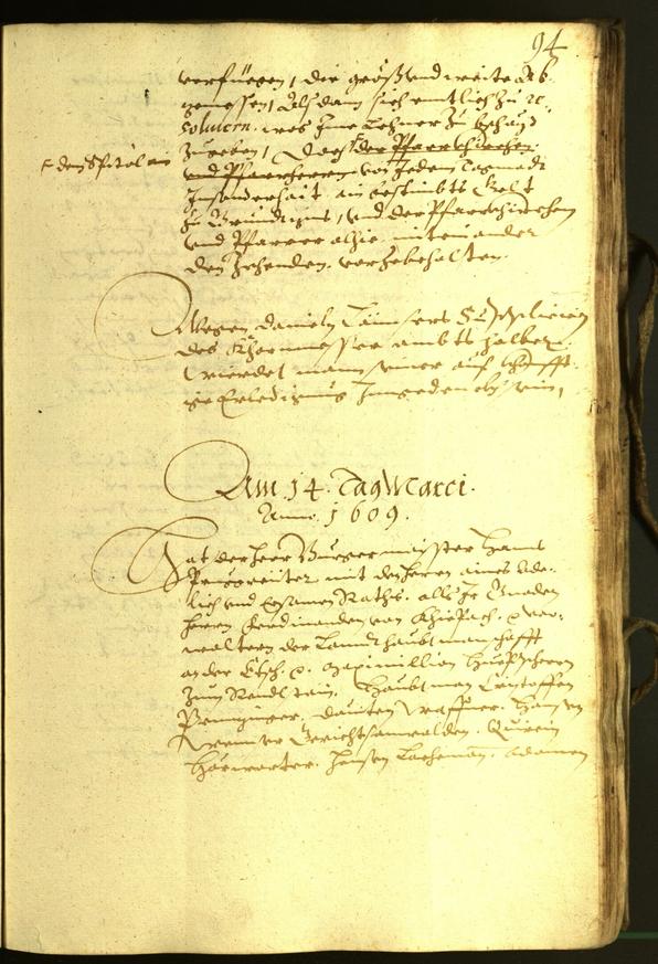 Civic Archives of Bozen-Bolzano - BOhisto Minutes of the council 1609 