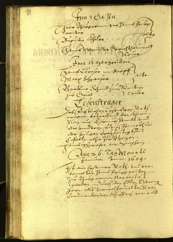 Civic Archives of Bozen-Bolzano - BOhisto Minutes of the council 1609 