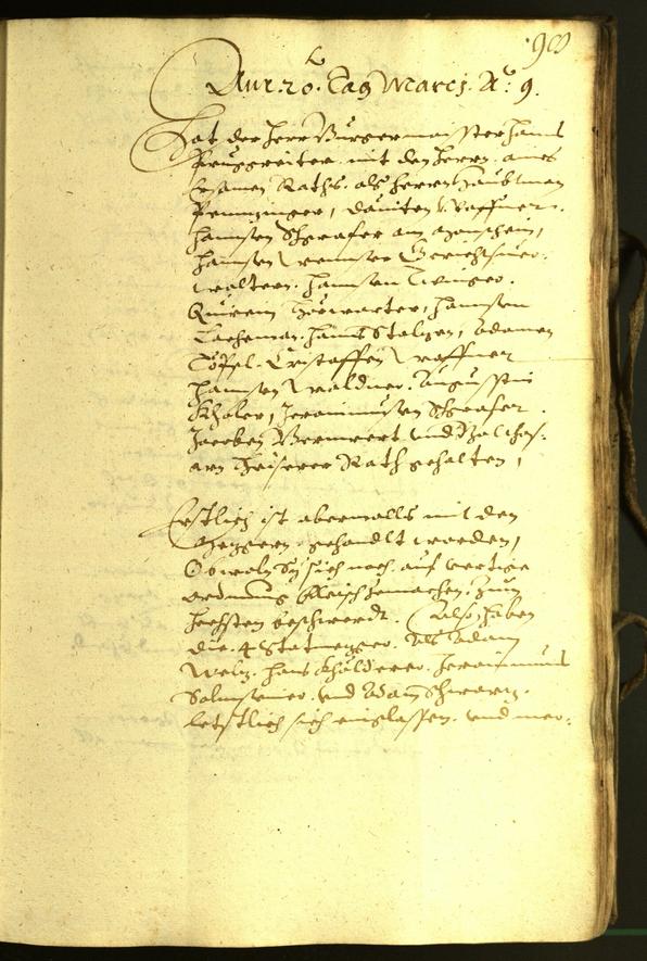 Civic Archives of Bozen-Bolzano - BOhisto Minutes of the council 1609 