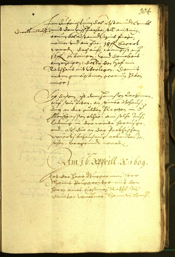 Civic Archives of Bozen-Bolzano - BOhisto Minutes of the council 1609 