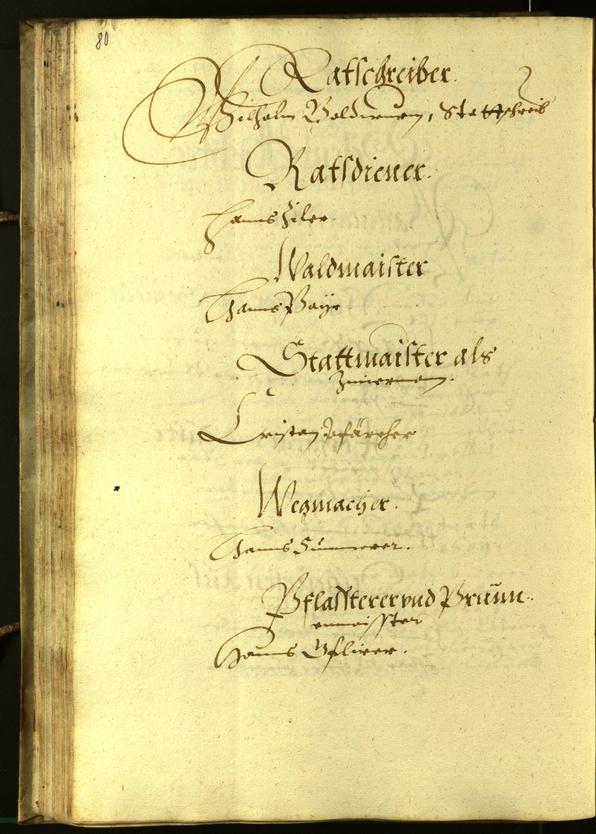 Civic Archives of Bozen-Bolzano - BOhisto Minutes of the council 1609 