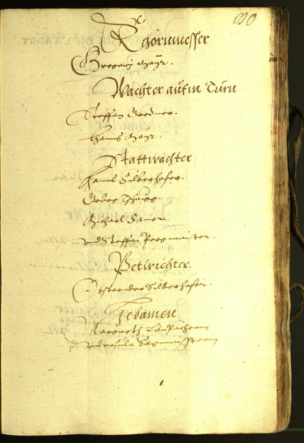 Civic Archives of Bozen-Bolzano - BOhisto Minutes of the council 1609 