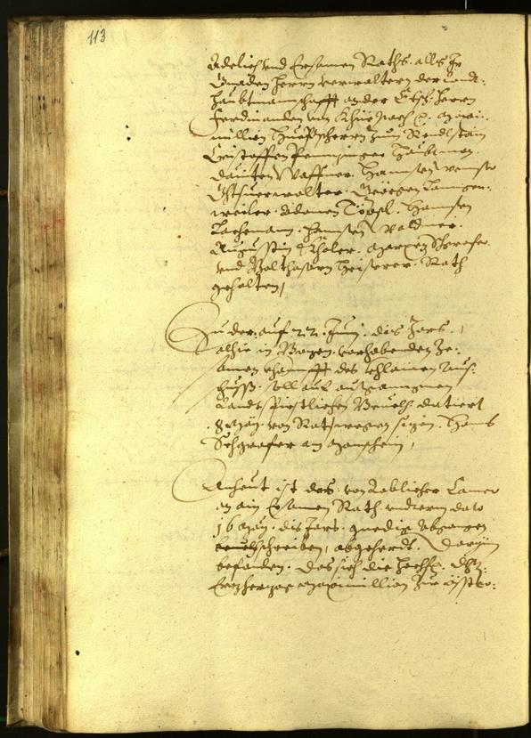 Civic Archives of Bozen-Bolzano - BOhisto Minutes of the council 1609 