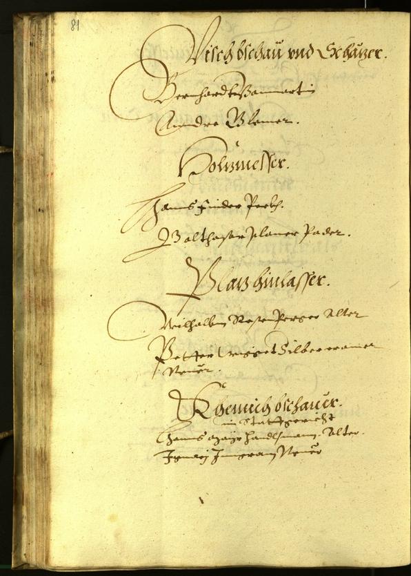 Civic Archives of Bozen-Bolzano - BOhisto Minutes of the council 1609 