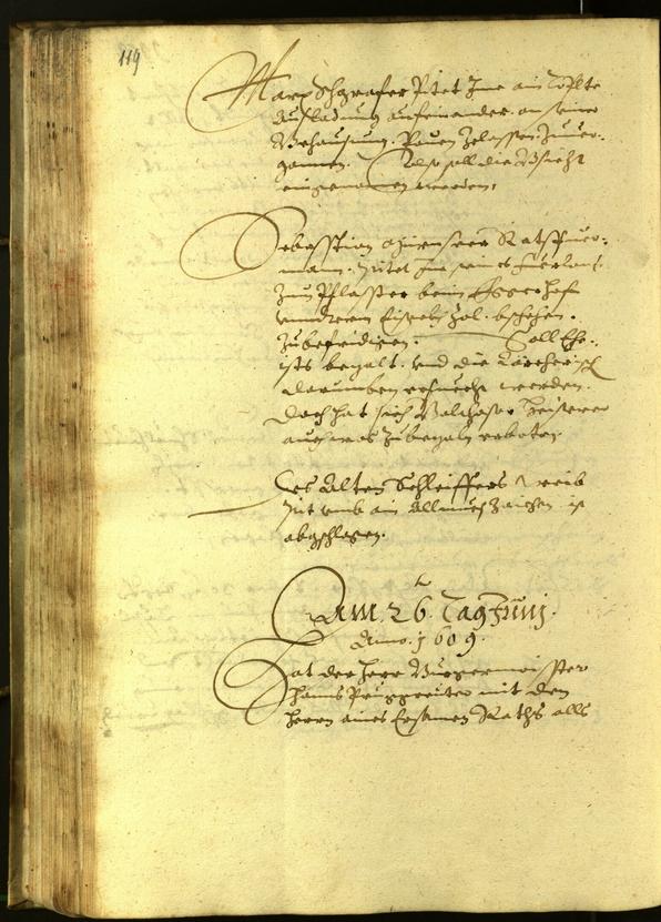 Civic Archives of Bozen-Bolzano - BOhisto Minutes of the council 1609 