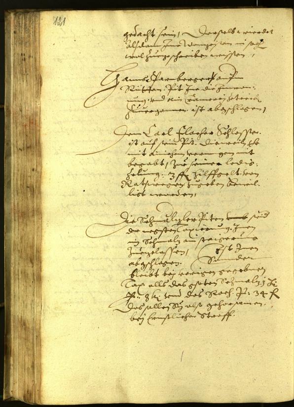 Stadtarchiv Bozen - BOhisto Ratsprotokoll 1609 