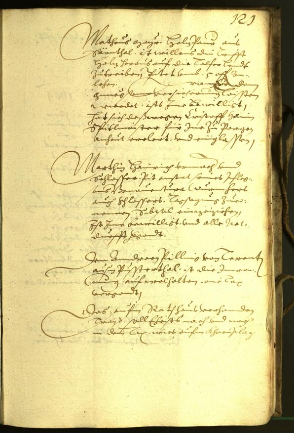 Civic Archives of Bozen-Bolzano - BOhisto Minutes of the council 1609 